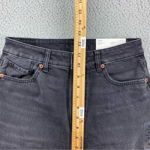 American Eagle Women's Strigid High-Waisted Stretch Mom Jean  | Size: 2 Regular - Picture 9 of 15